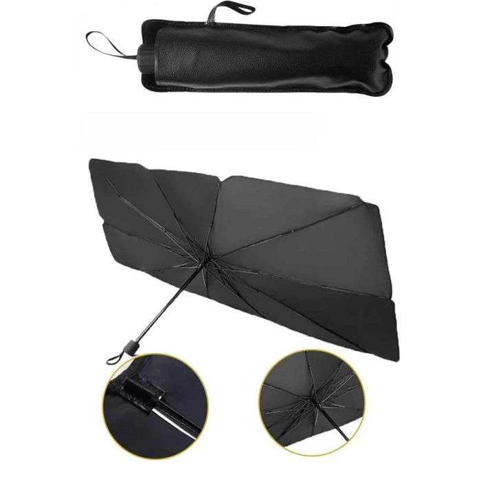 Nevamel Güneş Önleyici Katlanabilir Oto Araba Güneşlik Şemsiye Tip Ön Cam