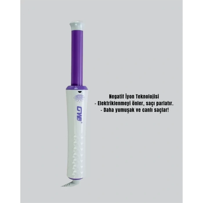 Nevamel® GW 32mm Döner Başlıklı Saç Kıvırma Makinesi – Her An Her Yerde Profesyonel Şekillendirme