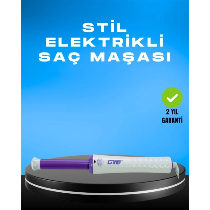 Nevamel GW Saç Kıvırma Makinesi – 360° Döner Başlık Negatif İyon Teknolojisiyle