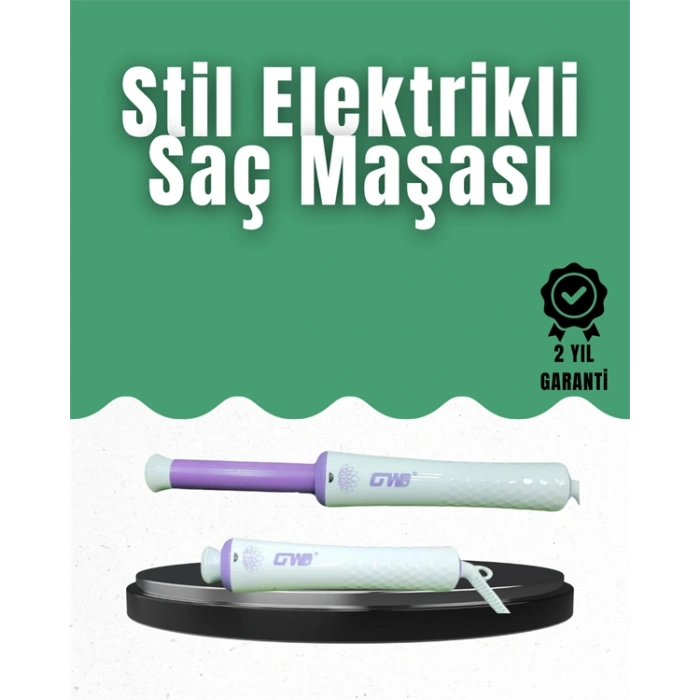 Nevamel GW Taşınabilir Saç Maşası – 360° Döner Kablo Negatif İyonlu Seramik Teknoloji