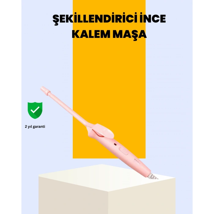 Nevamel® Hafif ve Portatif Saç Maşası 9mm İnce Tasarım