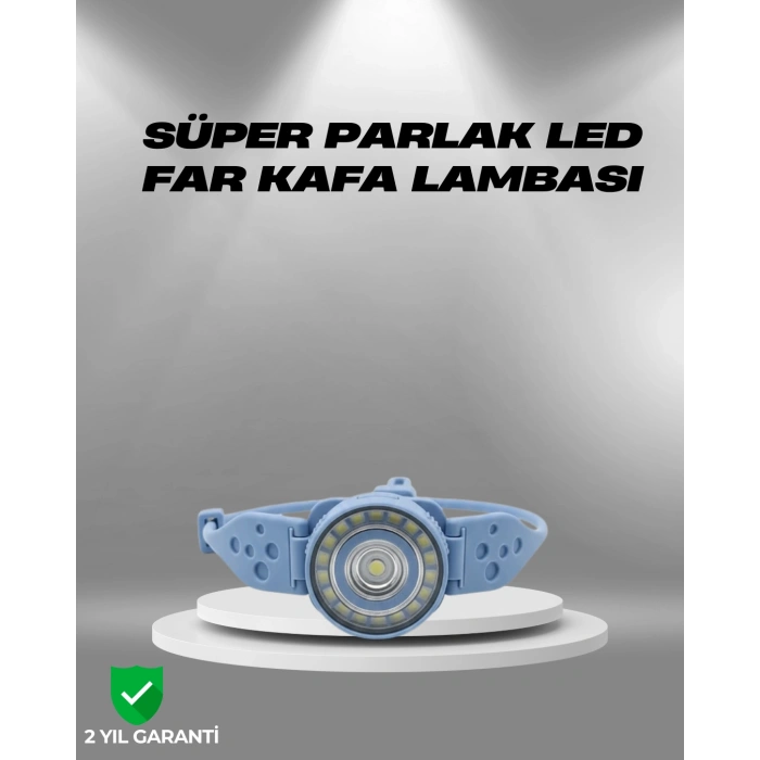 Nevamel® Hafif ve Taşınabilir Kamp Kafa Lambası Ayarlanabilir Işık