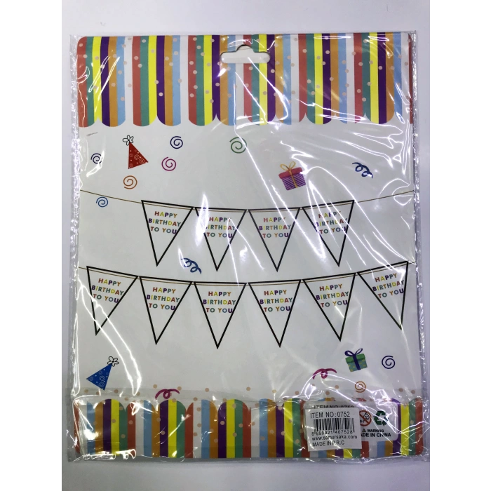 Nevamel Happy Birthday To You Flama Bayrak Süsü