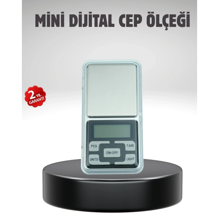 Nevamel® Hassas Tartım İçin Dijital Cep Terazisi Sayma Modlu