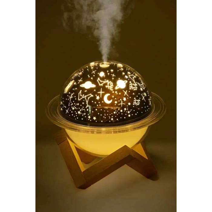 Nevamel Hava Nemlendirici Masa ve Gece Lambası USB Projeksiyon Aromaterapi