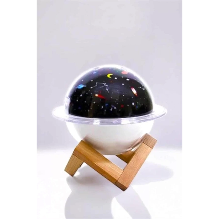 Nevamel® Hava Nemlendirici Masa ve Gece Lambası USB Projeksiyon Aromaterapi