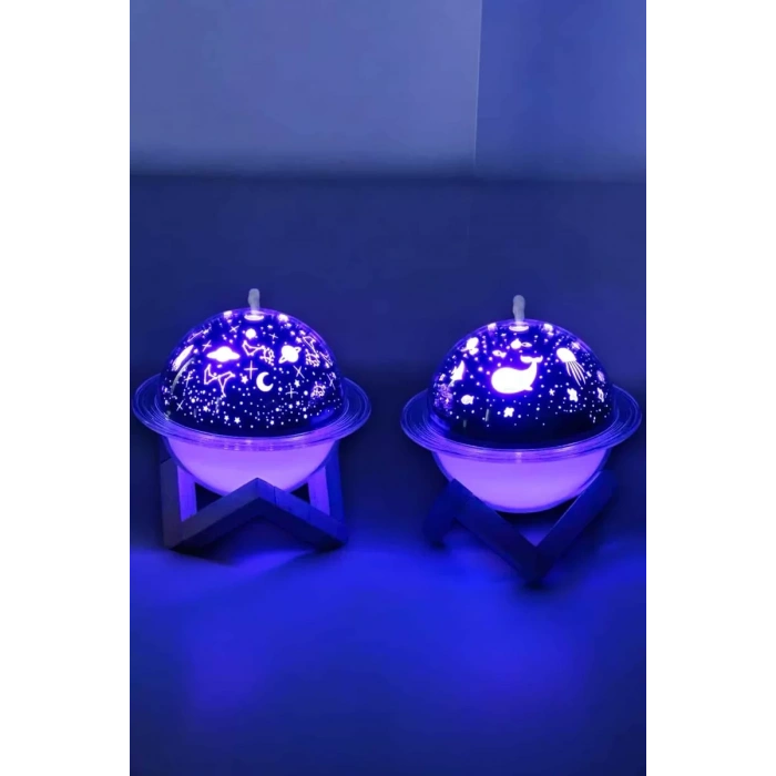 Nevamel® Hava Nemlendirici Projeksiyon Görünümlü USB Bağlantılı Aromaterapi