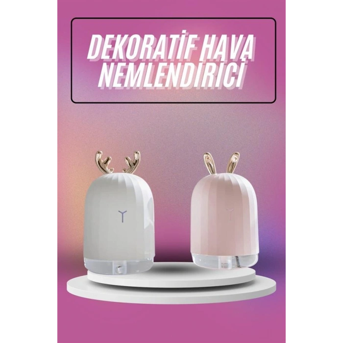 Nevamel Hava Nemlendirici Ultrasonik Aromaterapi Difüzör Tavşan Nemlendirici