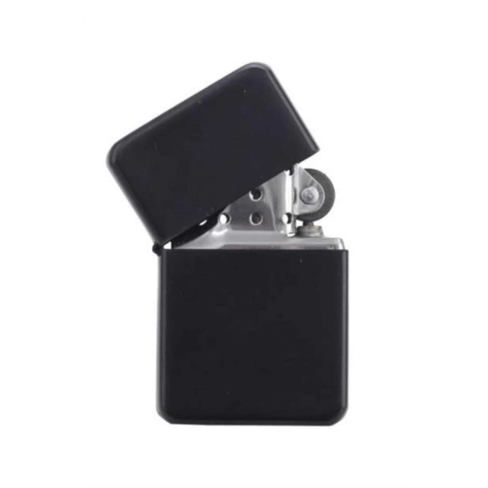 Nevamel Hediyelik Zarif Model Siyah Benzinli Çakmak