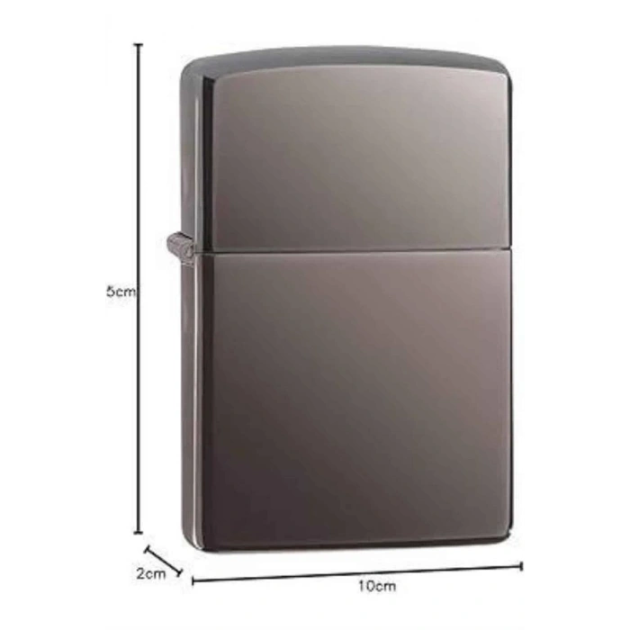 Nevamel Hediyelik Zarif Model Siyah Benzinli Çakmak