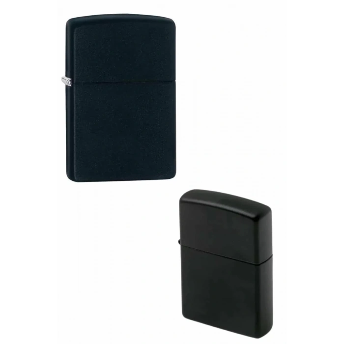 Nevamel® Hediyelik Zarif  Siyah Benzinli Çakmak