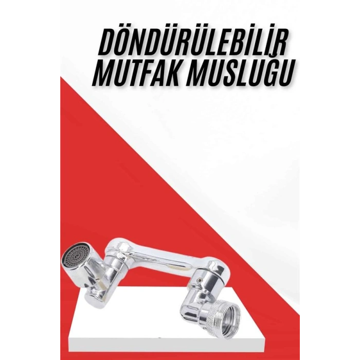 Nevamel Her Yere Dönebilen Tasarruflu Mutfak Musluk Başlığı Ucu Musluk Ucu Oynar Başlıklı