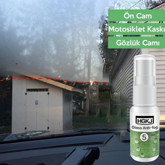 Nevamel HGKJ 5 20ml Buğu Önleyici Buhar Engelleyici Araba Cam Temizleyici Anti Fog Agent-(5775)