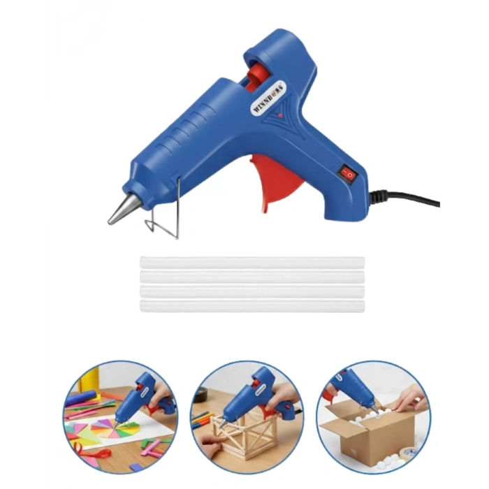 Nevamel® Hızlı Isınan 100 W Silikon Tabancası 11 mm Silikon Uyumlu 5 Adet Silikon