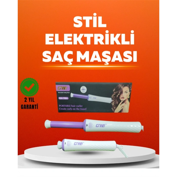 Nevamel Hızlı Isınan Kompakt ve Güvenli – Tüm Saç Tiplerine Uygun Kıvırma Cihazı