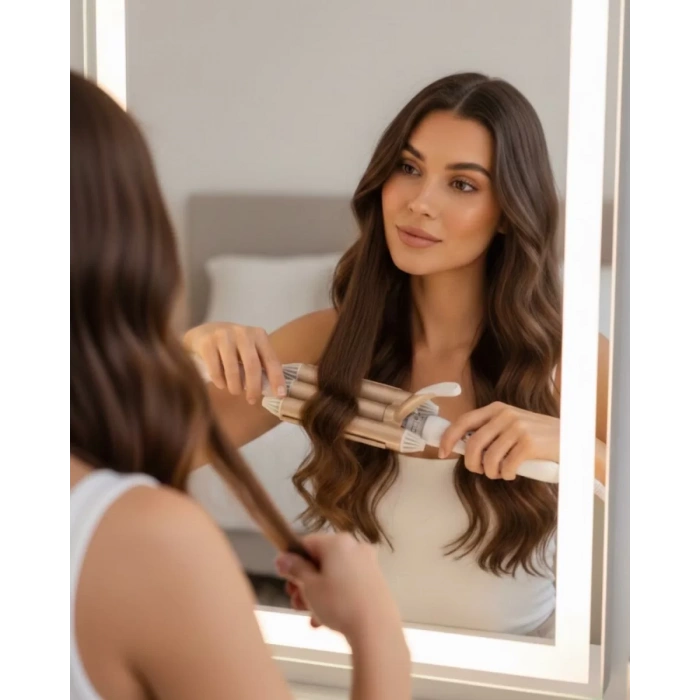 Nevamel® Hızlı Isınan Şarjlı Saç Kıvırıcı Maşa