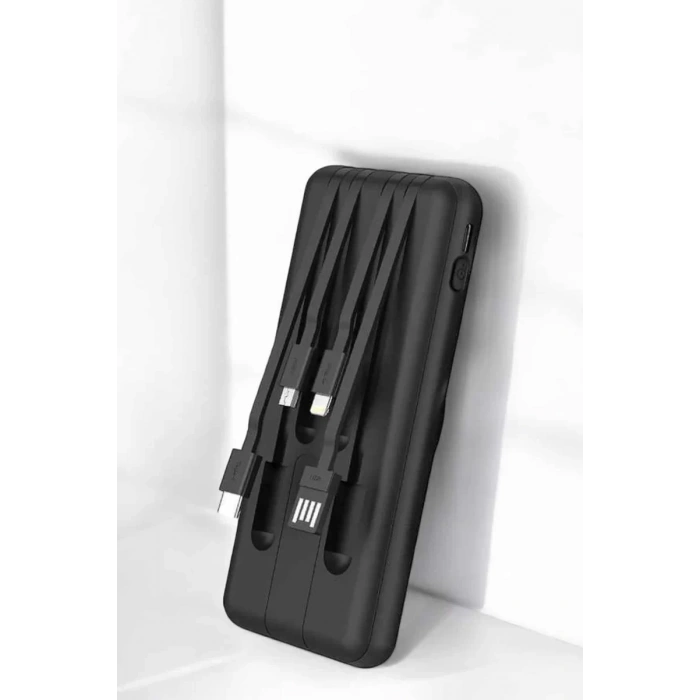 Nevamel® Hızlı Şarj Dijital Göstergeli Powerbankli Çoklu Şarj Özelliği