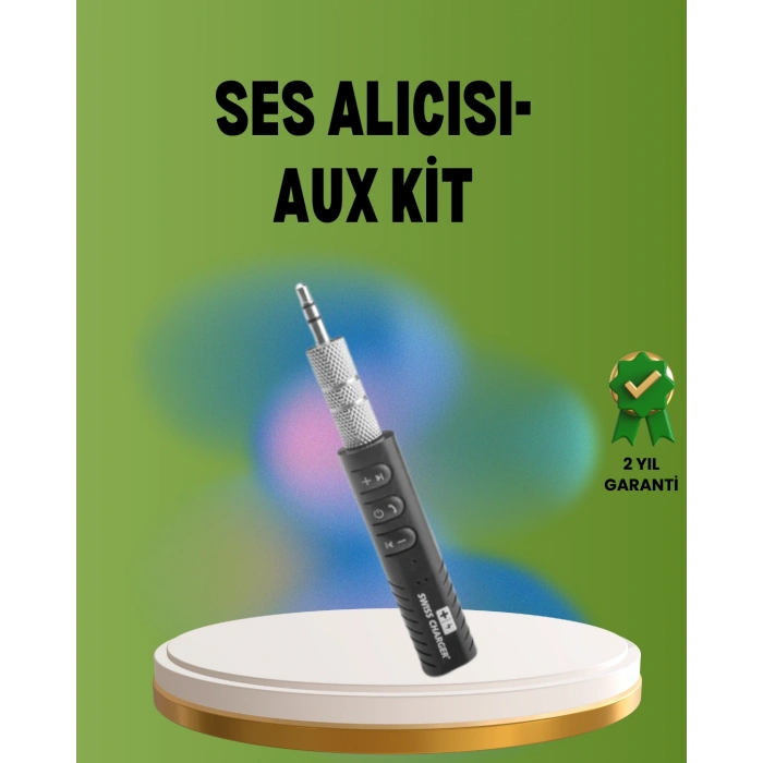 Nevamel Hızlı Şarjlı Bluetooth Ses Alıcısı – Ev Araç ve Ofis İçin