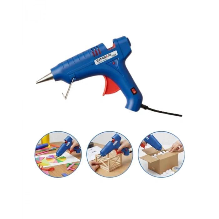 Nevamel® Hobi ve Tamirat İçin 20W Silikon Tabancası 7.5 mm Uyumlu 5 Adet Hediye Silikon