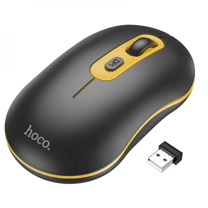 Nevamel HOCO GM21 Platinium 1600dPi 2.4G Bluetooth Kablosuz Optik Mouse-(5775)