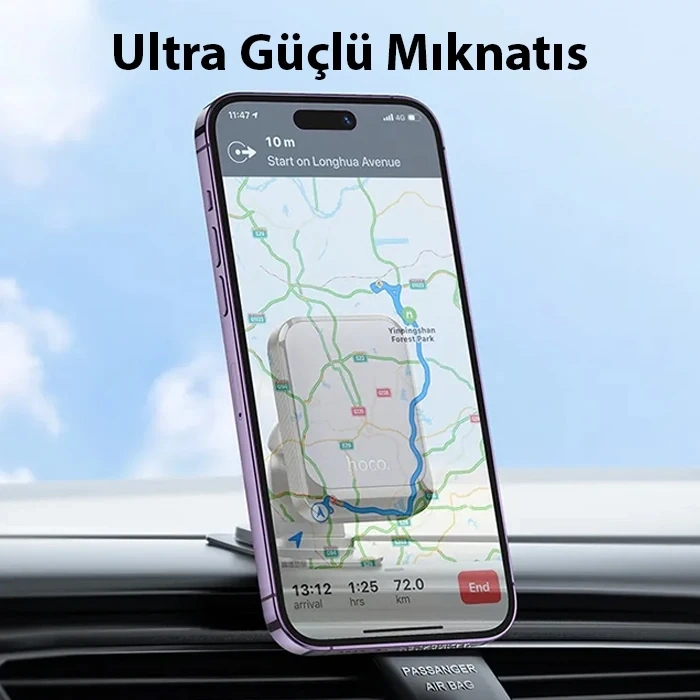 Nevamel HOCO H25 Araç İçi Torpido Üstü Manyetik Telefon Tutucu-(5775)