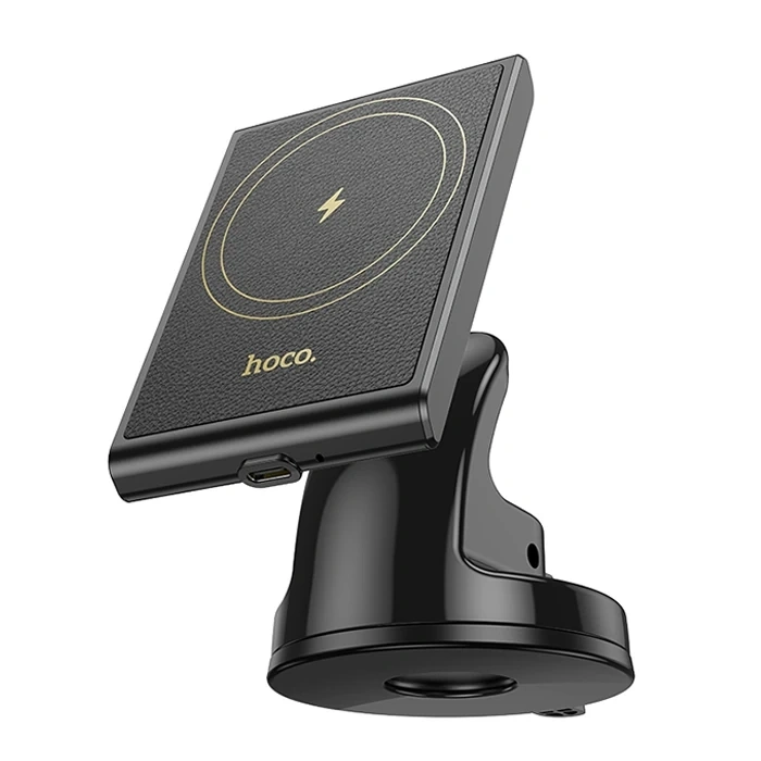 Nevamel Hoco HW20 Torpido Üstü Wireless Kablosuz Hızlı Şarj Araç Telefon Tutucu-(5775)