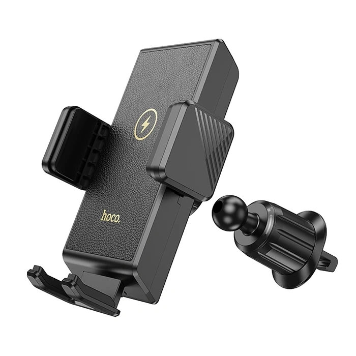 Nevamel Hoco HW21 Klima Havalandırma Bölmesi Wireless Kablosuz Şarj Araç Telefon Tutucu-(5775)