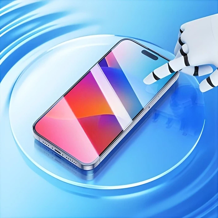 Nevamel HOCO iPhone 15 Plus için HD Silk Screen Cam Koruyucu-(5775)