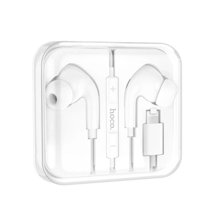 Nevamel HOCO M111 Pro Primero Lightning Kulakiçi Mikrofonlu Kablolu Kulaklık-(5775)