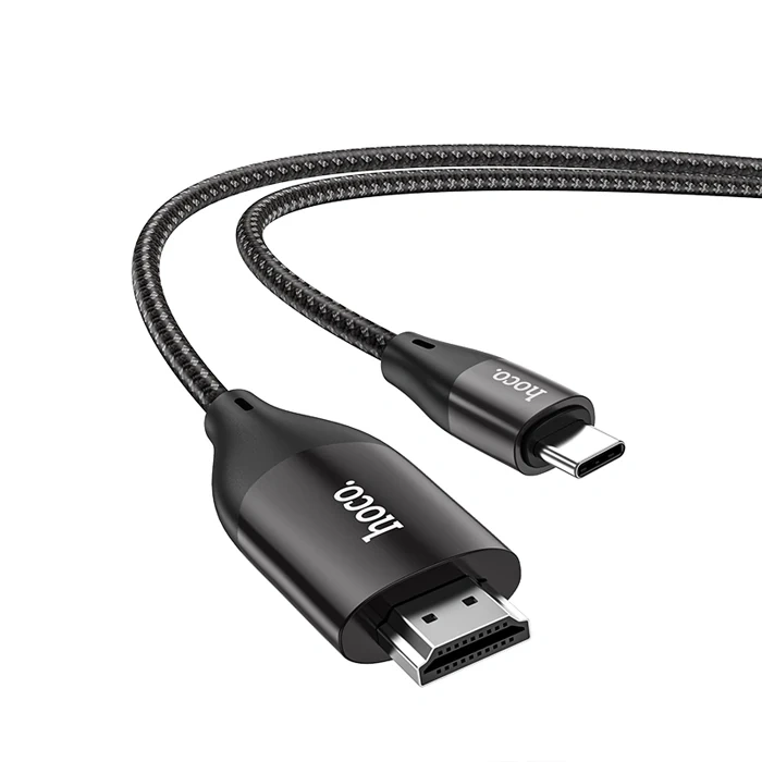 Nevamel HOCO UA16 Type-C to HDMI 4K 30hz Ses ve Görüntü Aktarma Kablosu-(5775)
