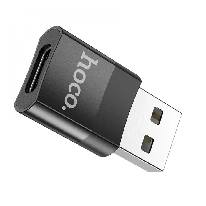 Nevamel HOCO UA17 Dişi Type-C to Erkek USB Dönüştürücü Çevirici Adaptör-(5775)