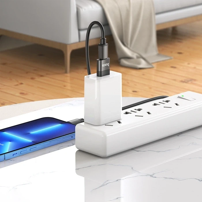 Nevamel HOCO UA17 Dişi Type-C to Erkek USB Dönüştürücü Çevirici Adaptör-(5775)