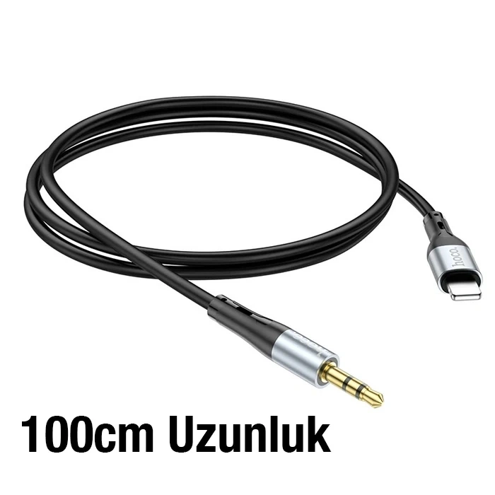 Nevamel HOCO UPA22 iPhone Lightning to 3.5mm AUX Ses Aktarım Kablosu-(5775)