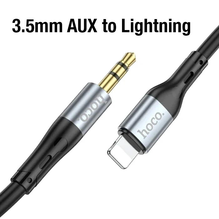 Nevamel HOCO UPA22 iPhone Lightning to 3.5mm AUX Ses Aktarım Kablosu-(5775)