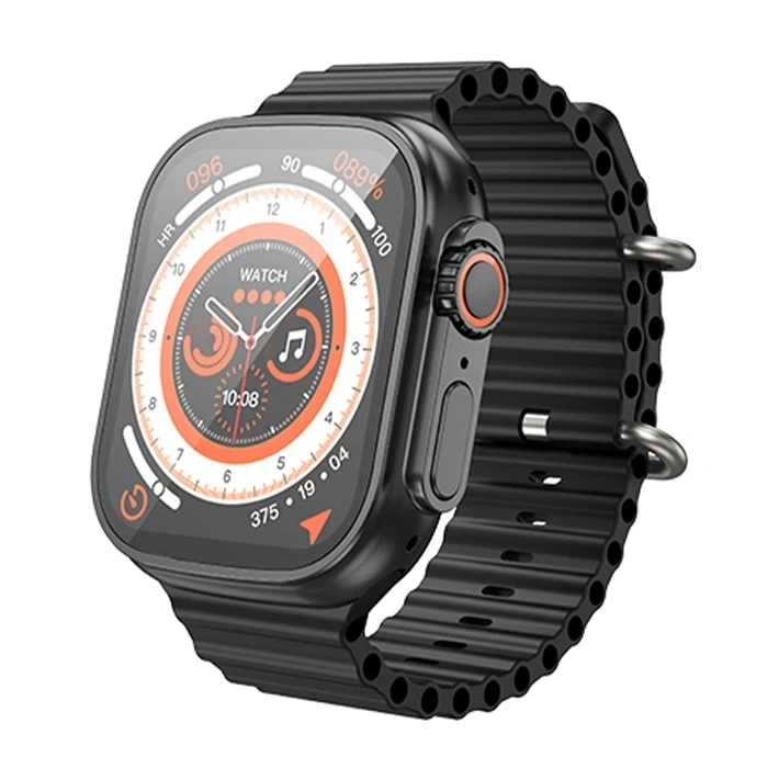 Nevamel HOCO Y12 Ultra Watch Sesli Görüşme IP67 Su Geçirmez Sport Akıllı Saat-(5775)