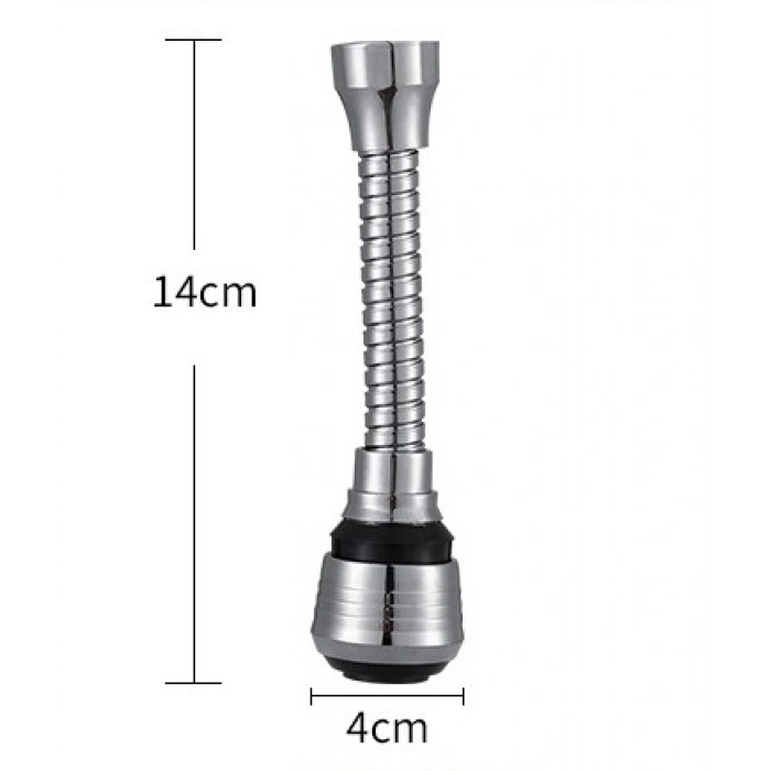 Nevamel Hortumlu Esnek Su Tasarruflu 2 Modlu Musluk Başlığı
