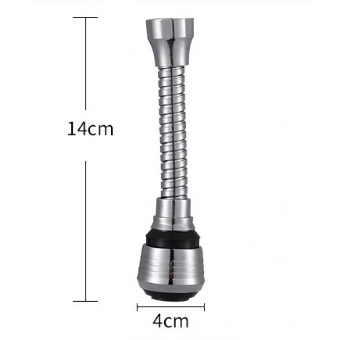 Nevamel Hortumlu Esnek Su Tasarruflu 2 Modlu Musluk Başlığı