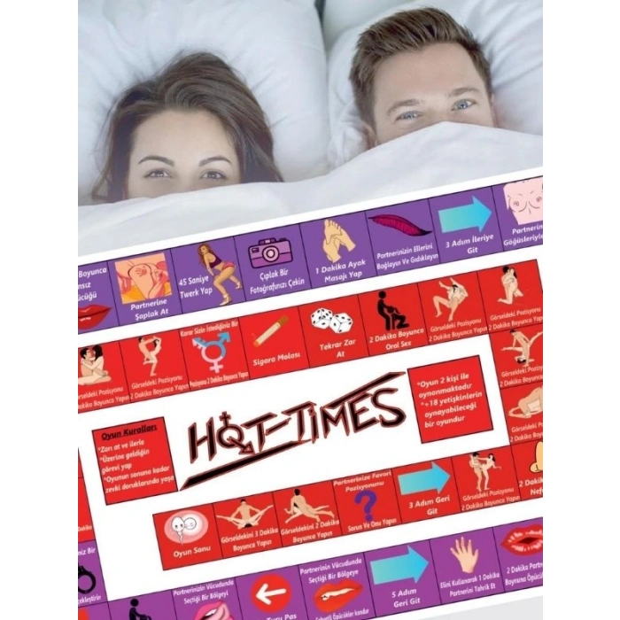 Nevamel® Hot Times Yetişkinlere Özel Cinsel İlişki Yatak Kutu Oyunu