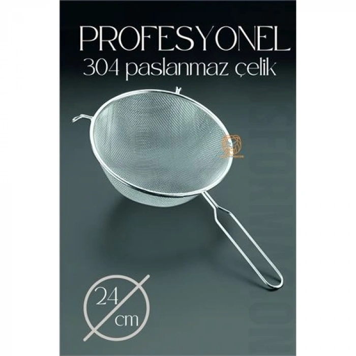 Nevamel® HSNET 24 Cm Süzgeç 304 Paslanmaz Çelik