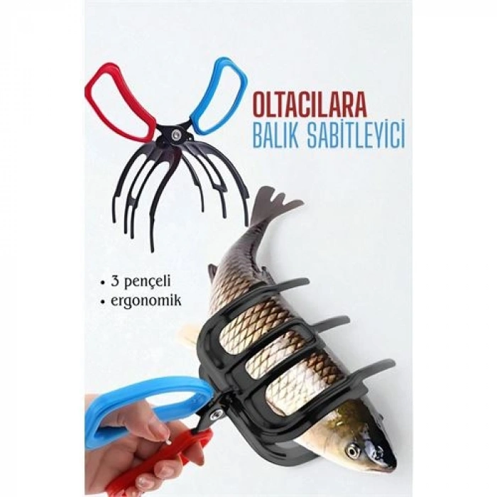 Nevamel® HSNET Balıkçılar İçin Balık Sabitleyici - Oltadan Kolay Balık Çıkarma Makası