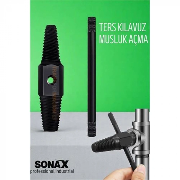 Nevamel® HSNET Ters Kılavuz Hasarlı Musluk Boru Vana Kılavuz Seti Musluk Açma