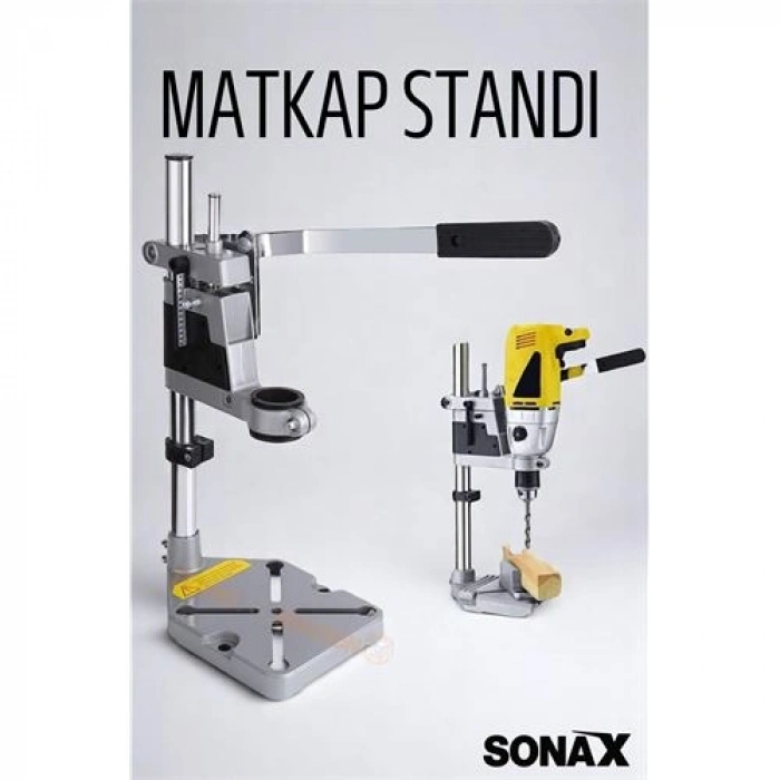 Nevamel® HSNET Tezgah Üstü Matkap Standı - Ayarlanabilir Dikey Sütun Matkap Pres Standı