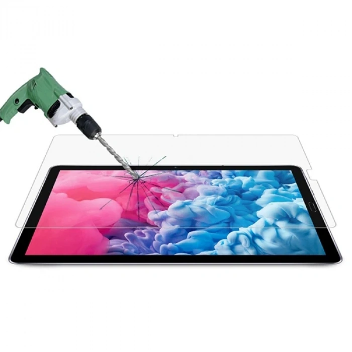 Nevamel Huawei Mate Pad T10S 10.1 Tempered Cam Ekran Koruyucu-(5775)
