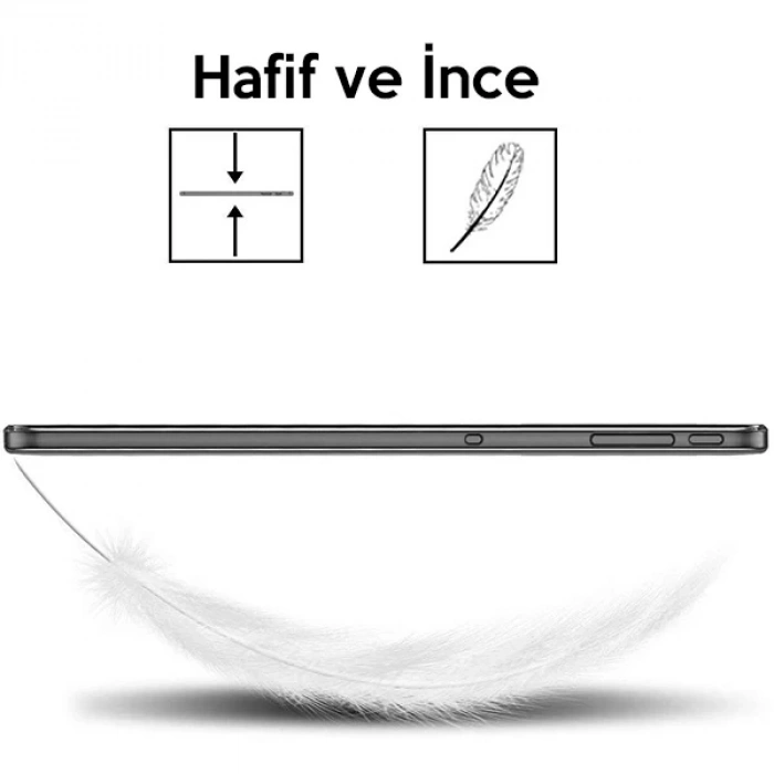 Nevamel Huawei Mediapad T510.1 Şeffaf Tpu Soft Silikon Kılıf-(5775)
