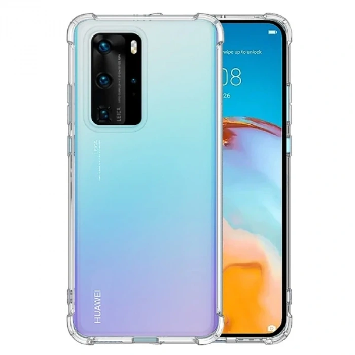 Nevamel Huawei P40 Anti-Drop Darbe Emici Silikon Kılıf-(5775)