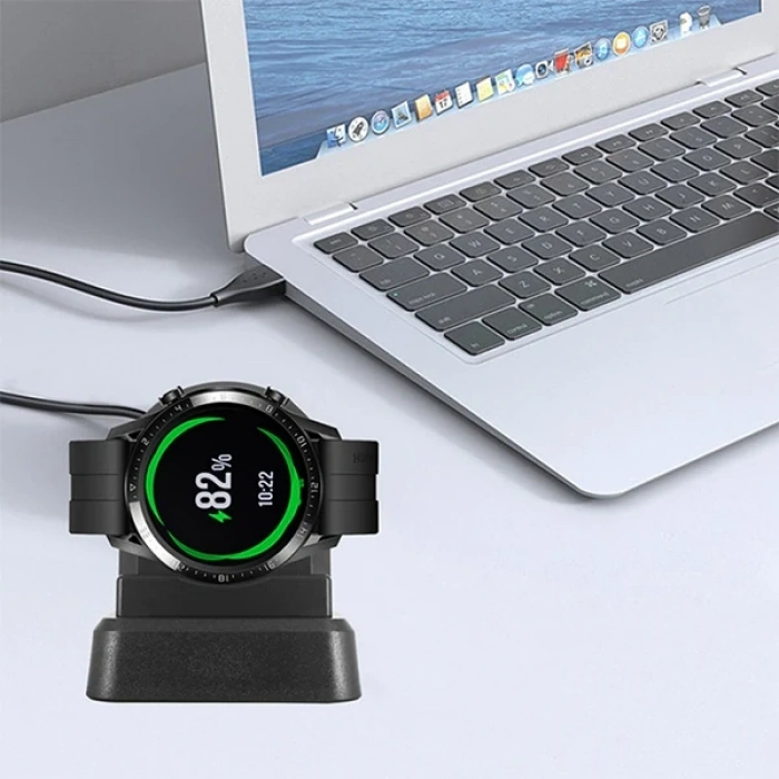 Nevamel Huawei Watch GT- GT2 -GT2E Magic - Dream Şarj Kablosu Stand-(5775)