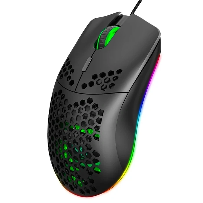 Nevamel HXSJ J900 USB Kablolu RGB Dpi Oyuncu Mouse Gaming Mouse-(5775)