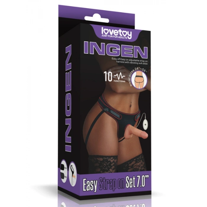 Nevamel® Ingen Easy Strapon Set 7 Inç