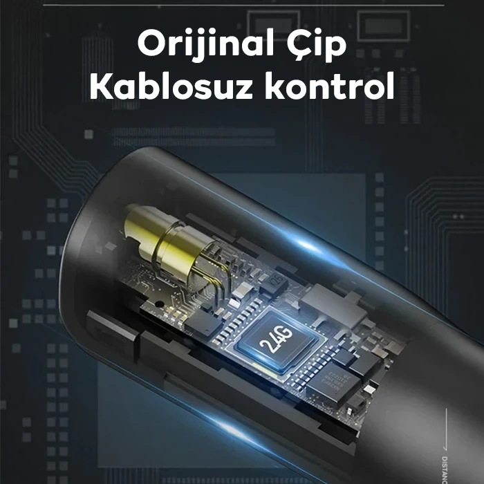 Nevamel İNPHİC PL1 Projeksiyon Multimedya Sunum Şarjlı Kırmızı Lazerli Uzaktan Kumanda-(5775)