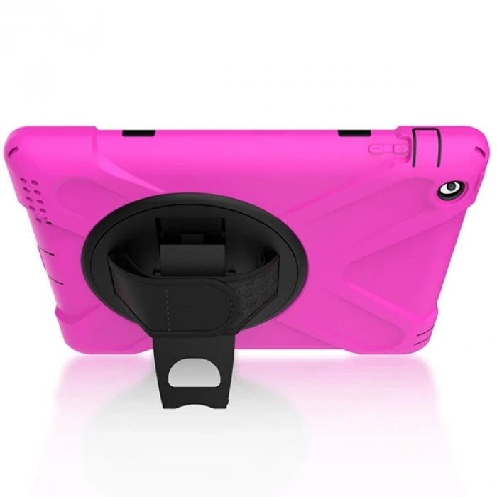 Nevamel İPad 2/İPad 3/İPad 4/Shockproof 3 Katmanlı Standlı Zırh Kılıf-(5775)